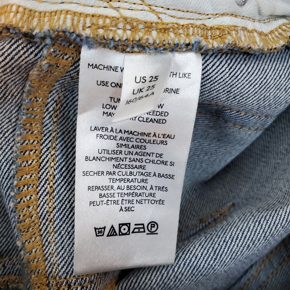 Pilcro and the Letterpress High Rise Skinny  Jeans Size 25 Womens Anthropologie - Picture 11 of 13